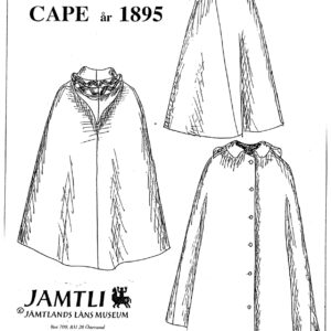 Sewing pattern Jamtli- Cape 1895