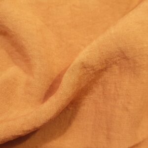 WIDE Medium prewashed linen 150g- Burnt orange