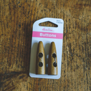 Wood button toggles- B 50mm