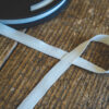 Cotton herringbone tape 11mm- natural white