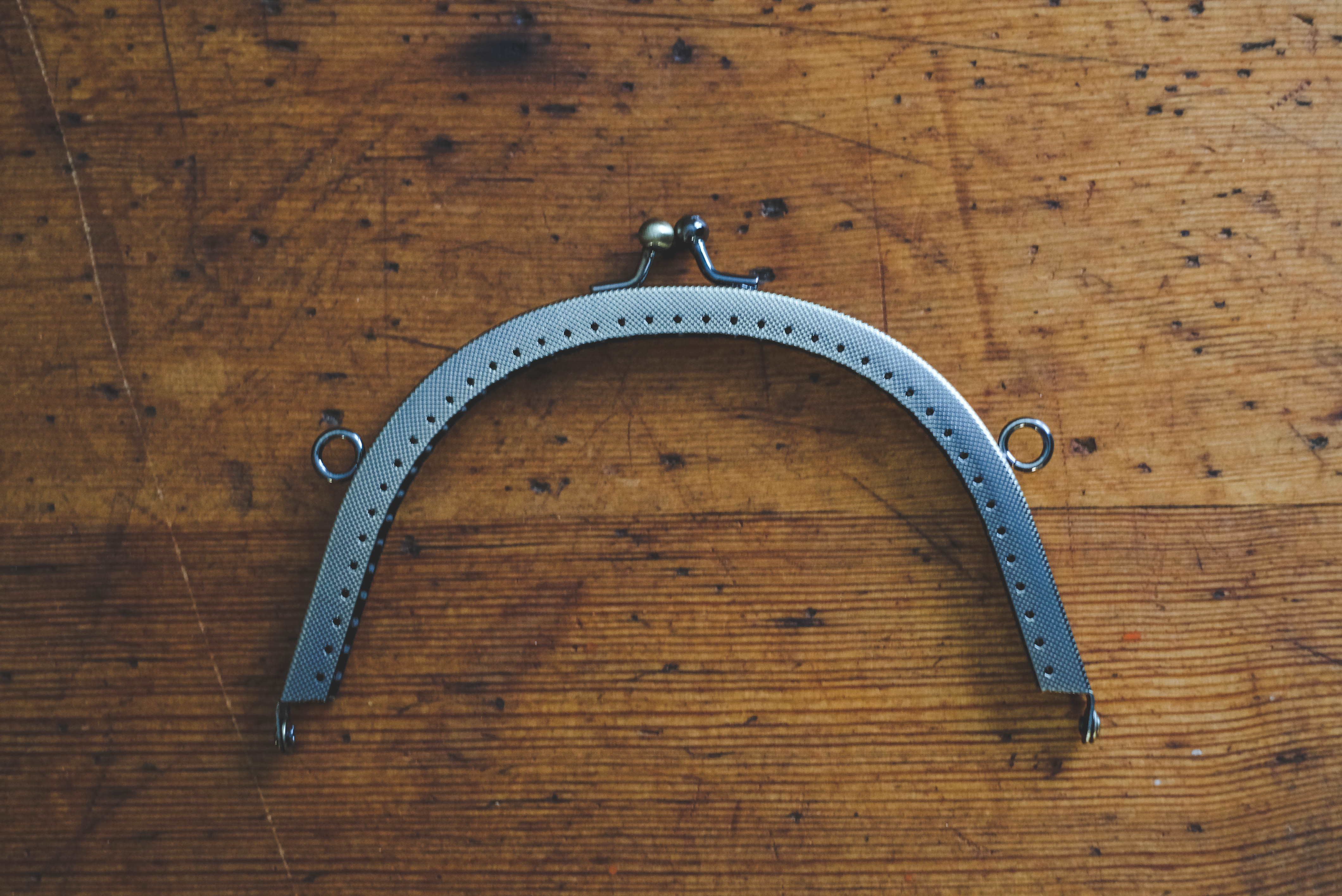 Bag handle antique brass- 13,5cm