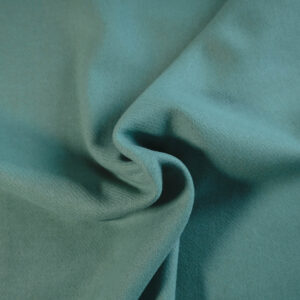 HILDUR wool twill- Indigo mint blue