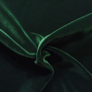 High gloss cotton velvet- Dark green 27
