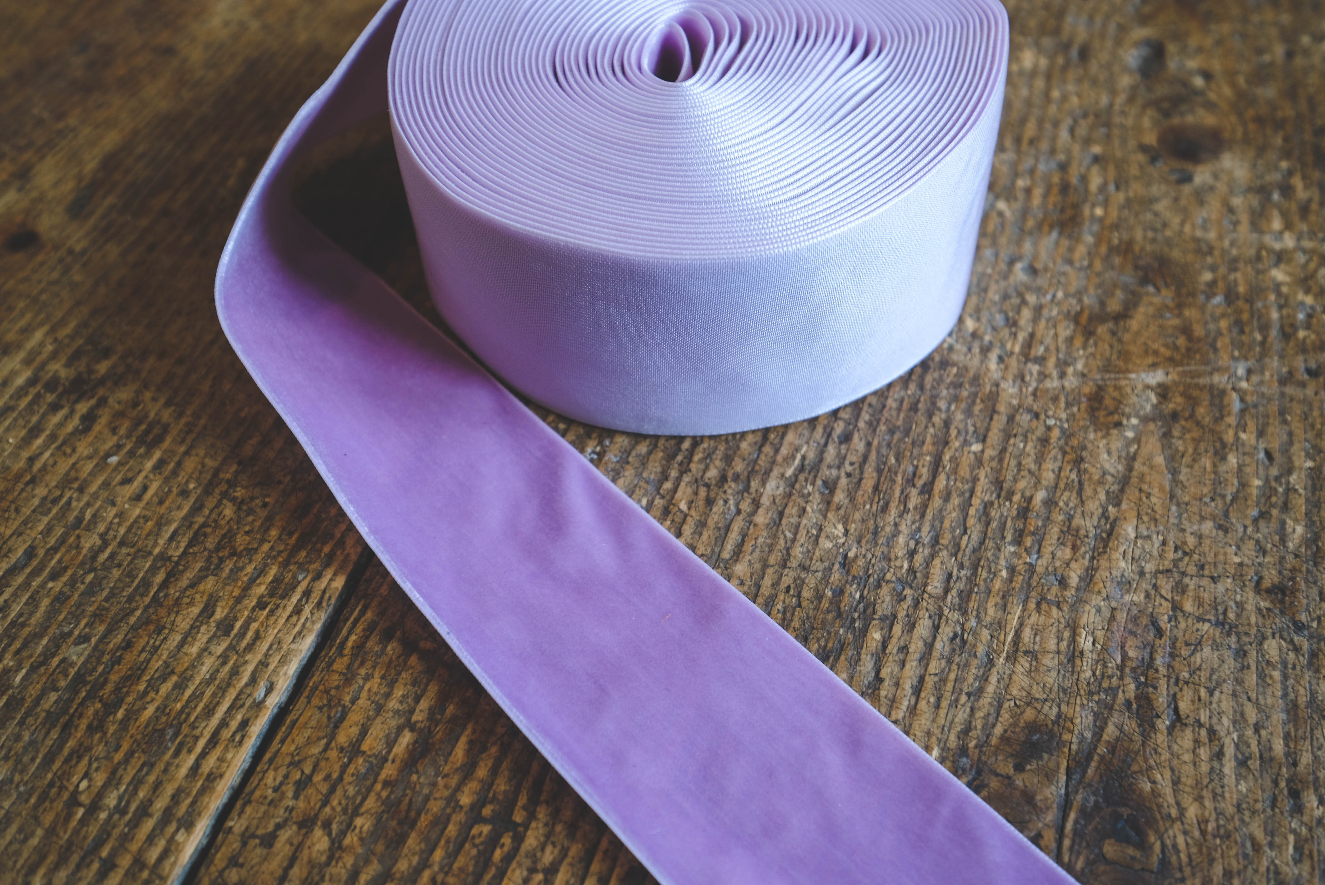 Velvet ribbon-light purple 5cm