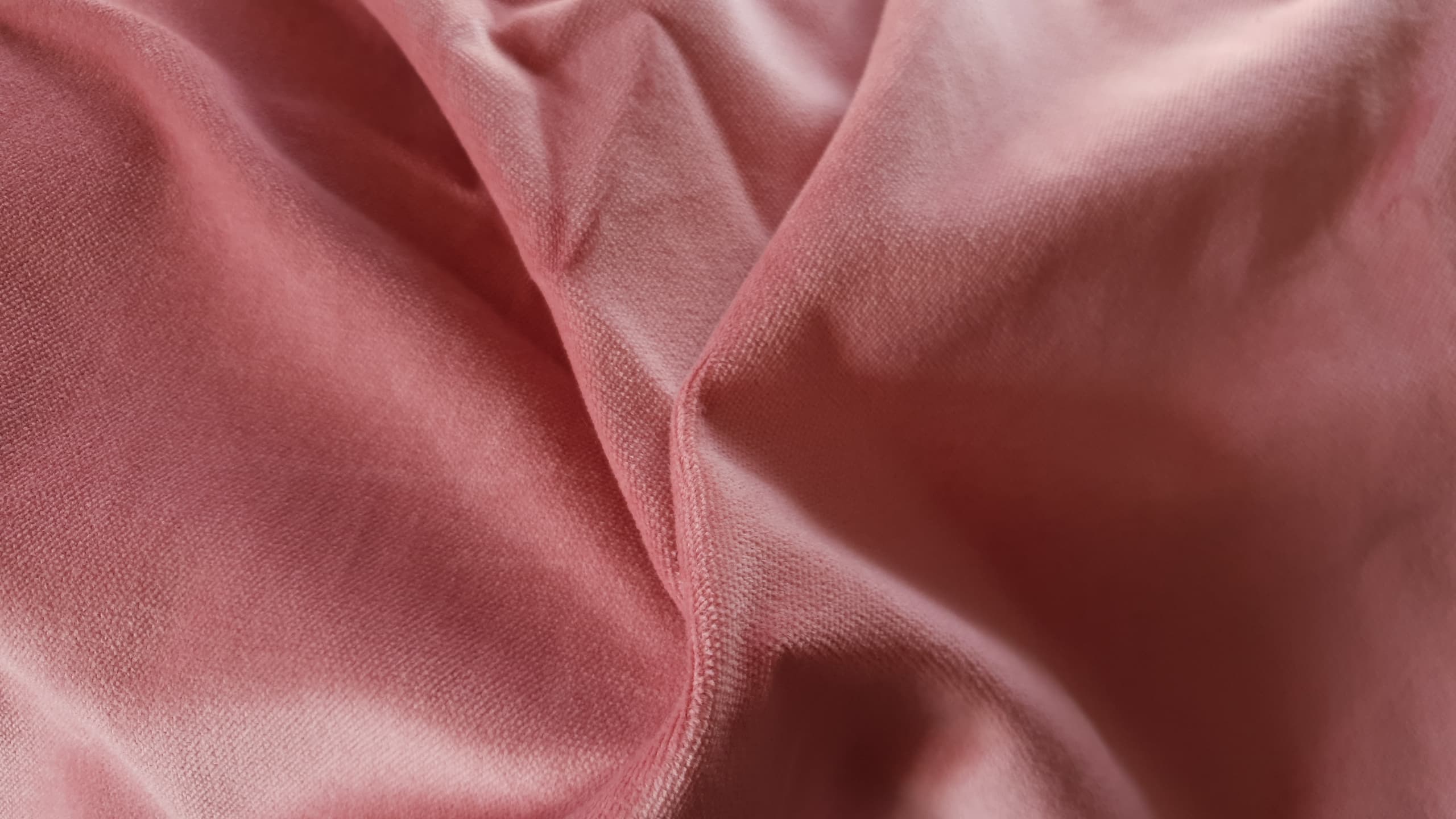 Cotton velvet- Vintage pink