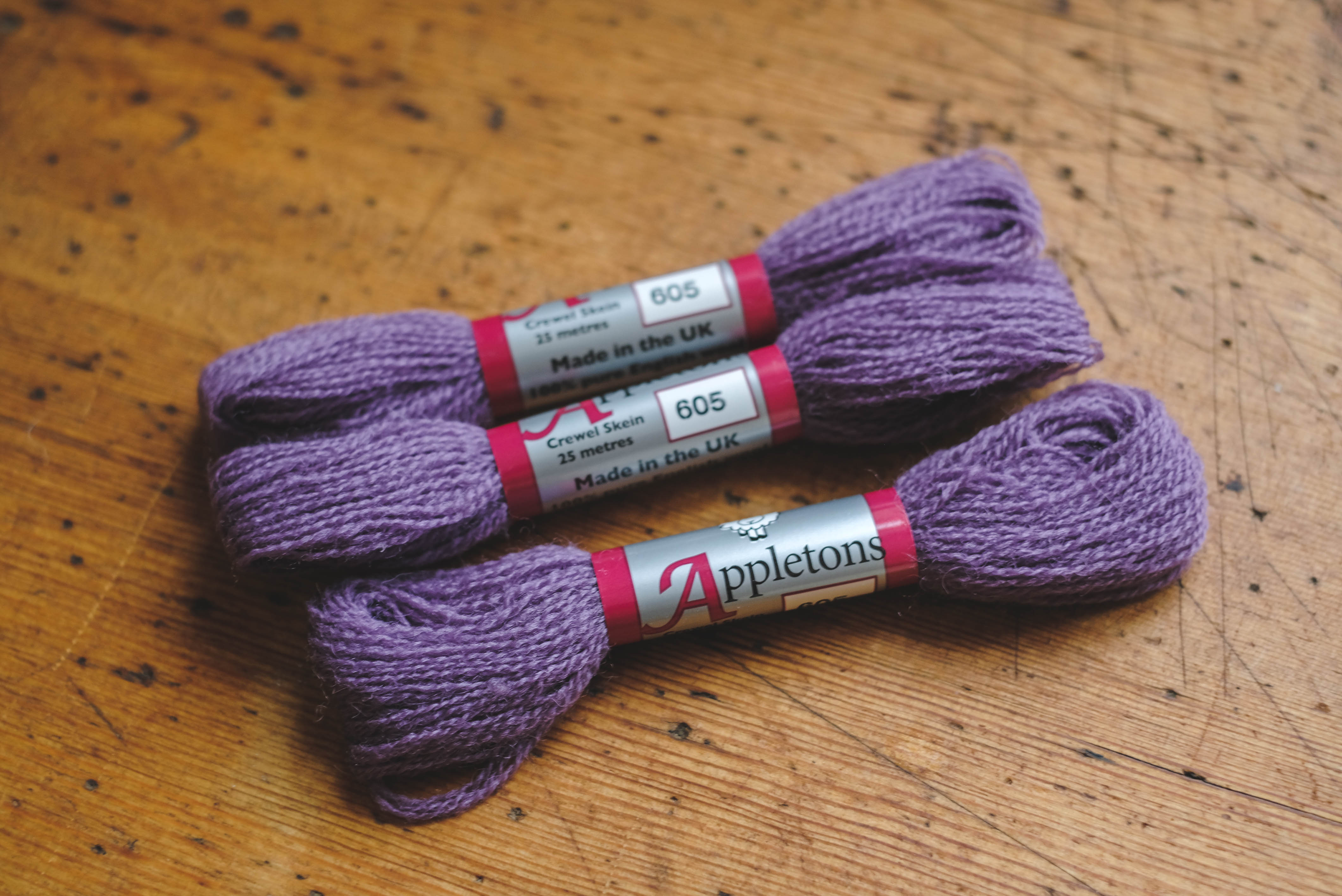 Appleton crewel- light purple 605