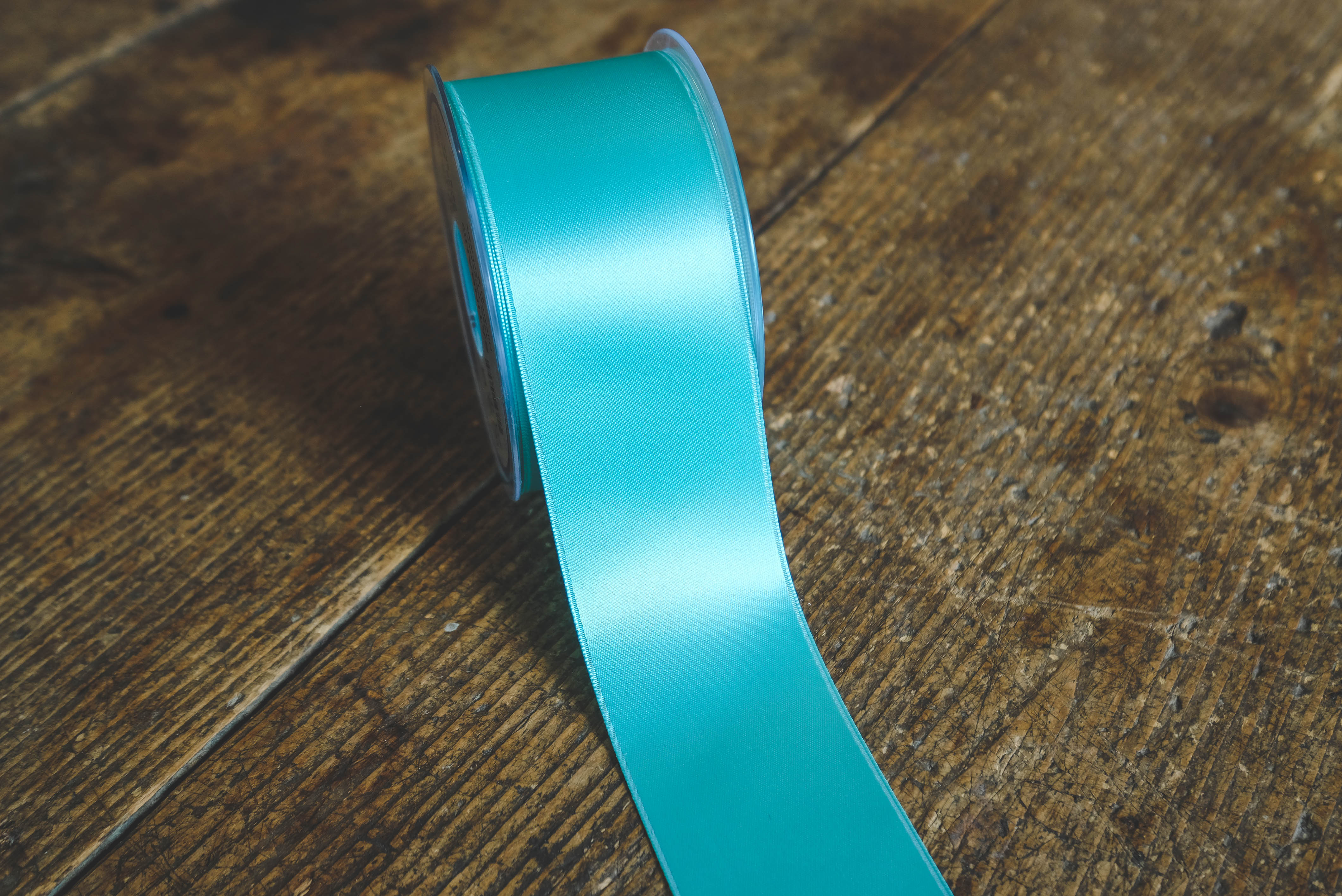 Satin ribbon 50mm- light turqoise