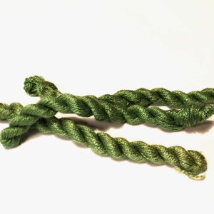 Silk embroidery thread- military green 168